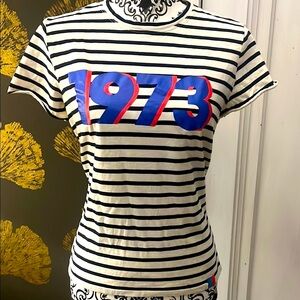 KULE Black Fitted Graphic Tee